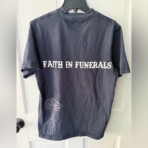 Faith in Funerals Men’s Black T-shirt Love Scars - Small